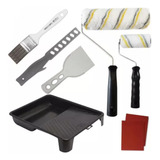 Kit Pintura Parede Completo Sem Respingo 7 Peças + Brinde 