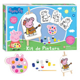 Kit Pintura Peppa Pig Pintura Tela