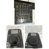 Kit Pioneer Par Xdj 1000 Mk2 + Mixer Djm 900 Nxs