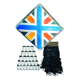 Kit Pipa Com Rabiola E Cabresto Mini Raia + 25 Linha Fio 10
