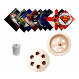 Kit Pipeiro Chile Combate 10 Raia Carretilha + 500jds Linha