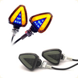 Kit Pisca Seta Led Esportivo P07 Azul Moto Encaixe Universal