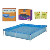 Kit Piscina 1500 Litros + Capa