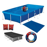 Kit Piscina 3000lts Mor + Capa