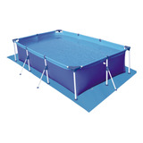 Kit Piscina 3700l Retangular + Forro Standard Mor Premium