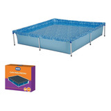 Kit Piscina Estrutural 1500 Litros + Capa De Proteção - Mor