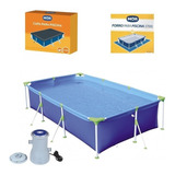 Kit Piscina Premium 3700 Litros + Capa + Forro + Filtro Mor