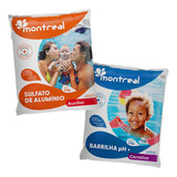 Kit Piscina Sulfato De Aluminio Elim. Sujeira E Barrilha Ph+