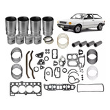 Kit Pistão Aneis Camisa Junta Motor Cht 1.6 Ford Volkswagen