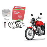 Kit Pistao Aneis Wgk 4mm Cg Titan Fan Bros 125 2009 A 2018