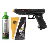 Kit Pistola Airsoft Rossi Gk Combat Master Gbb 6mm Green Gas