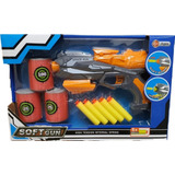 Kit Pistola Nerf Dardos Pressão Tiro Ao Alvo Soft Promoção