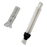 Kit Piteiras De Vidro 7,5cm + Seda De Vidro 6mm 