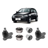Kit Pivô + Bucha Balança Leque Dianteira Corsa 2008 2009 10