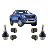 Kit Pivôs + Buchas Bandeja Balança Inferior Ford Ranger 2013