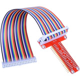 Kit Placa Expansão Gpio 40t + Cabo Para Raspberry Pi