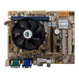 Kit Placa Mãe 1155 Intel Dual Core + Memória 4gb Ddr3 Cooler