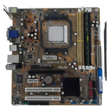 Kit Placa Mãe Antigo Asus M2n-vm Dvi / Am2 Ddr2