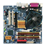 Kit Placa Mãe Gigabyte 945 + Processador Intel + Memória 2gb