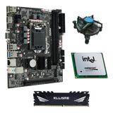 Kit Placa Mãe H110 Nvme M.2 Celeron G4500 Ddr4 8gb Cooler