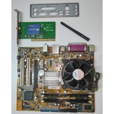 Kit Placa Mãe Ipm31 Duo Core Memória Nvidia Geforce Wd 1tb