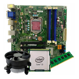 Kit Placa Mãe Lga 1155 Ddr3 Intel Core I3 2120 2 Gb