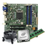 Kit Placa Mãe Lga 1155 Ddr3 Processador Pentium + 4gb