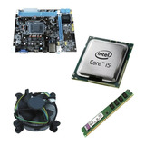 Kit Placa Mãe Processador Intel Core I5 + 4gb Ram + Cooler