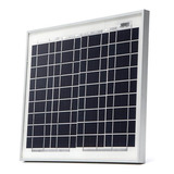 Kit Placa Painel Solar Fotovoltaica 10w + Controlador Carga