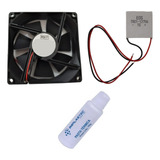 Kit Placa Peltier 12706 Pasta Térmica E Cooler 12v