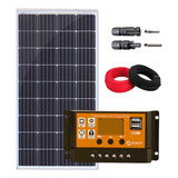 Kit Placa Solar 155w Resun Controlador Pwm 30a Painel Mc4