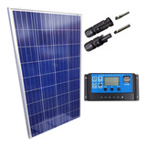 Kit Placa Solar 330w Controlador De Carga 10a Lcd - Kit Painel Solar