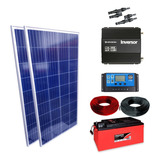 Kit Placa Solar Para Tv 32 (80w) - Placa Solar 155w Mono