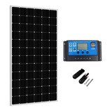 Kit Placa Solar Poli 150w C/ Inmetro + Controlador 30a + Mc4