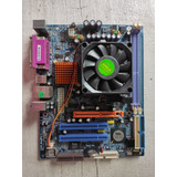 Kit Placa-mãe + Processador Amd + Cooler + Sata + Agp + Ide