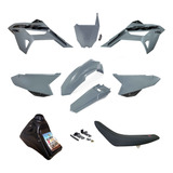 Kit Plástico Adaptável Tanque Banco Biker R1de Crf 230 Cinza