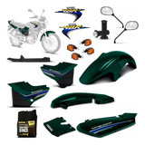 Kit Plástico Adesivado Ybr 125 2000 A 08 + Capa Banco Piscas