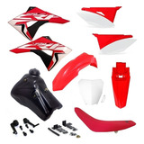 Kit Plástico Biker Next Adaptável Crf 230 Honda Tanque 9l