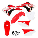 Kit Plastico Biker Preto Crf 230 Next Com Number E Adesivos 