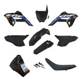 Kit Plástico Biker R1de Tanque 9l Crf230 Adaptável Dt200 180