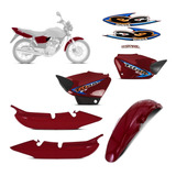 Kit Plastico Carenagem Cg125 Titan 125