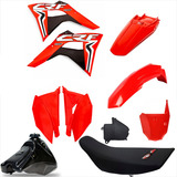 Kit Plástico Elite Adaptavel Crf230 Dt Xr200 Bros Nxr Xtz
