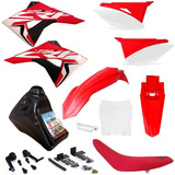 Kit Plástico Elite Number Biker Banco Tanque X Cell Crf 230