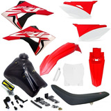 Kit Plástico Number Honda Crf 230 Tanque 7 Litros Gasolina