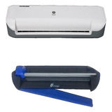 Kit Plastificadora A4 E Refiladora Papel Profissional