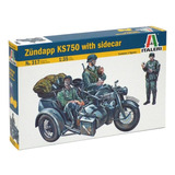 Kit Plastimodelismo Italeri Moto Zundapp Ks750 Escala 1/35