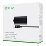 Kit Play And Charge Bateria E Cabo Para Controles Xbox One