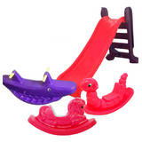 Kit Playground Parque Infantil Escorregador Gangorras Top