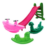 Kit Playground Parque Quarentena Escorregador Gangorra