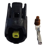 Kit Plug Conector 1 Via Sensor Pressão Oleo Vw Motor Ap